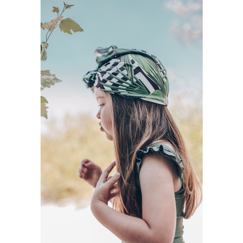 Looks by Luks -  Bade - Turban Mono Palmen