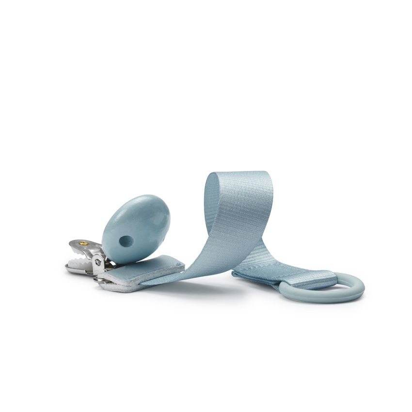 Elodie - Schnuller- Band Wood Collection Aqua Türkis