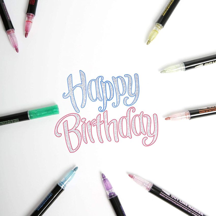 TOPP Verlag - Outline Marker in hochwertigem Metall-Etui