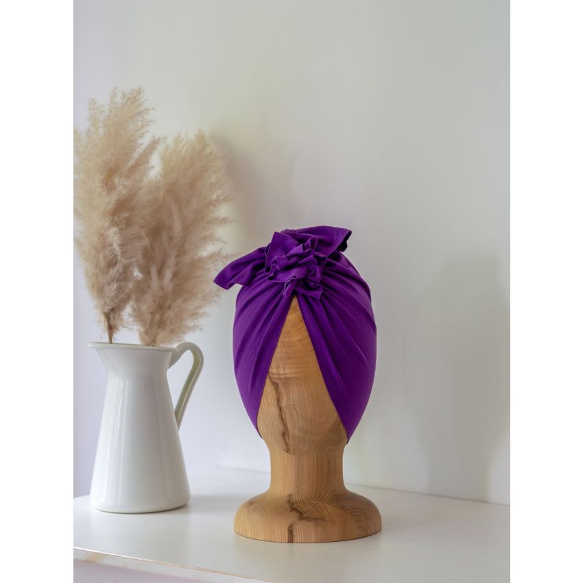 Looks by Luks -  Turban Basic light Purple Rain