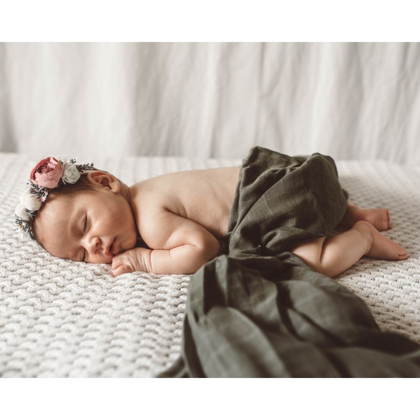 Snuggle Hunny - Muslin Dusty Olive