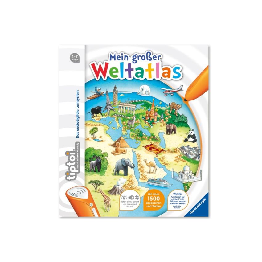 Ravensburger tiptoi® - Mein großer Weltatlas