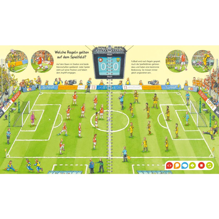 Ravensburger tiptoi® -  Die Welt des Fußballs (ohne Stift)