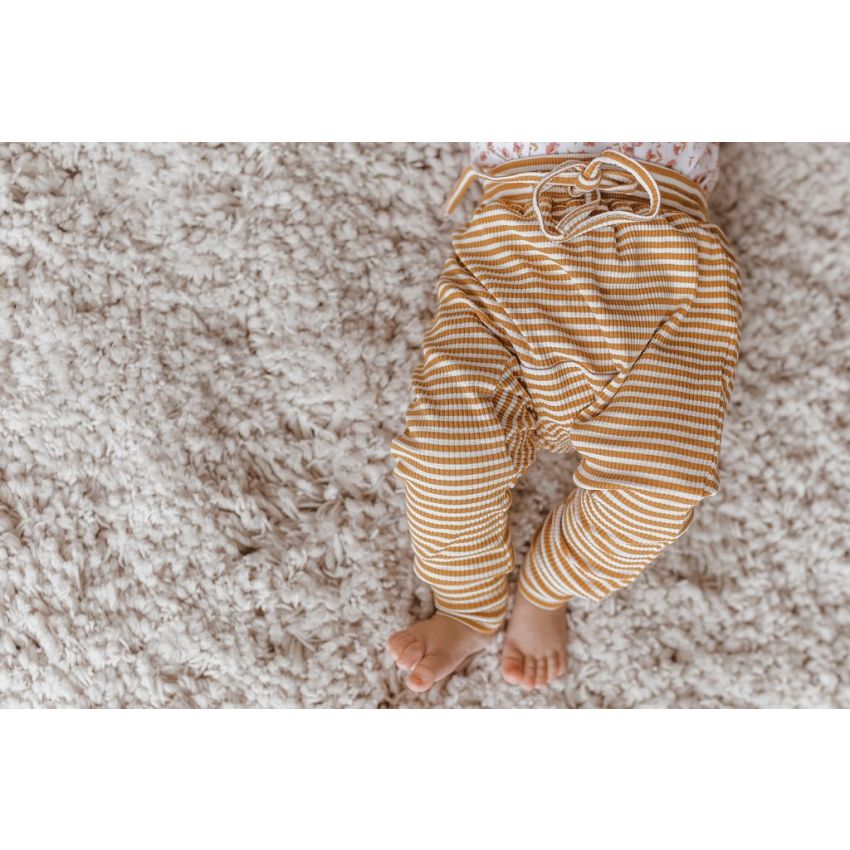 Two Darlings - Harem Hosen Mustard Stripes