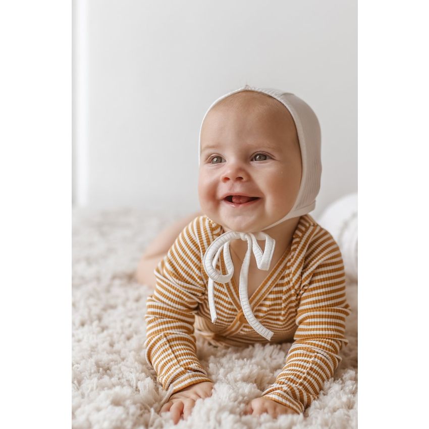 Two Darlings - Body Mustard Stripes