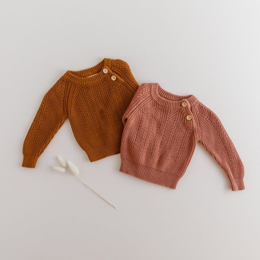 Two Darlings - Terracotta Pullover