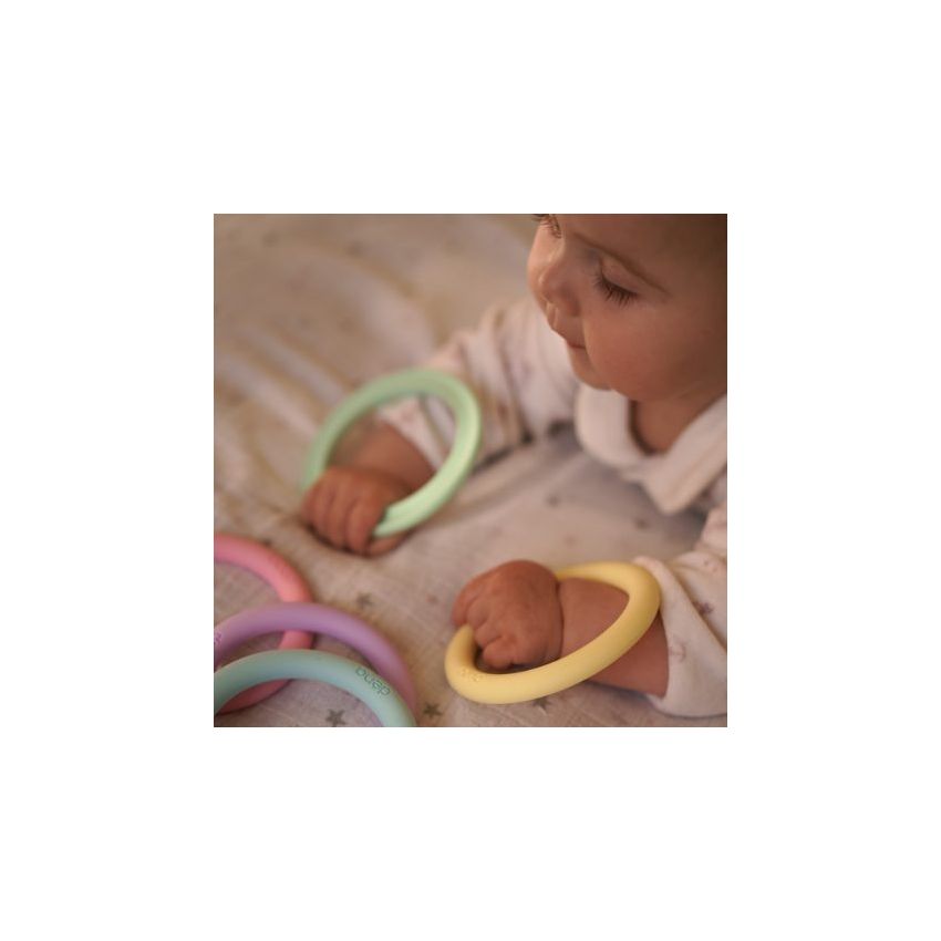 Dëna - Silikon Sensorikringe Pastellfarben