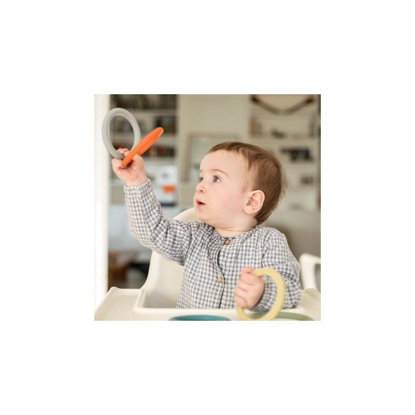 Dëna - Silikon Sensorikringe Erdfarben