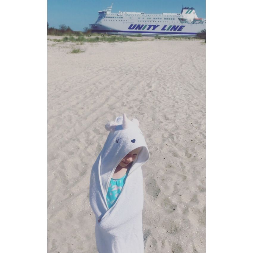 Melootka - Kapuzenbadetuch Unicorn