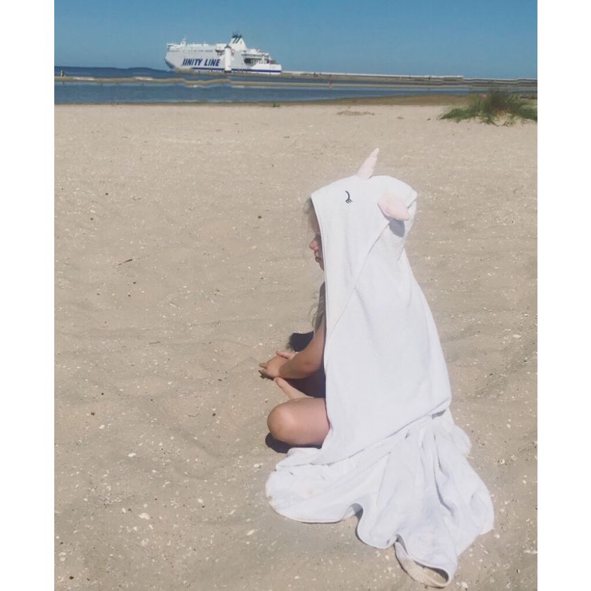 Melootka - Kapuzenbadetuch Unicorn