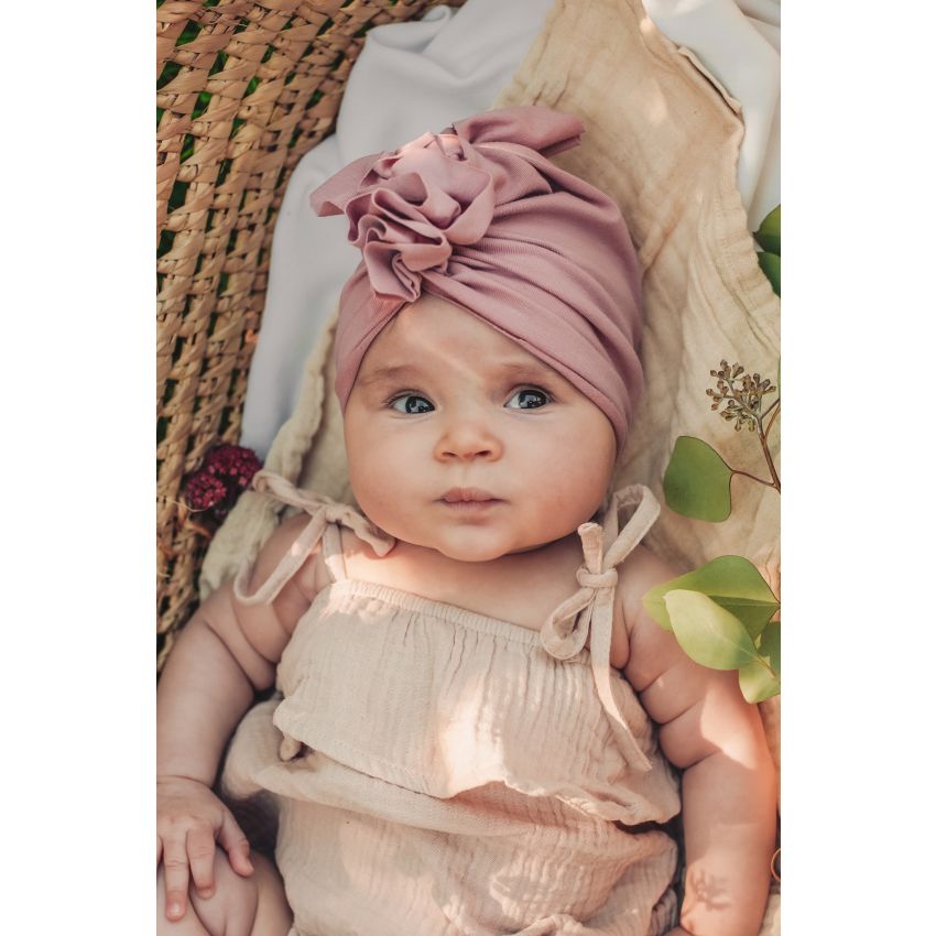Looks by Luks -  Turban Organic Mauve Pink