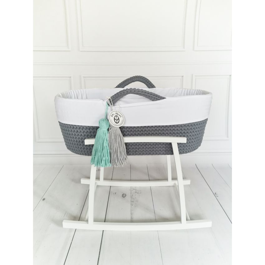 Like Moses - Holzständer weiss für Moseskorb