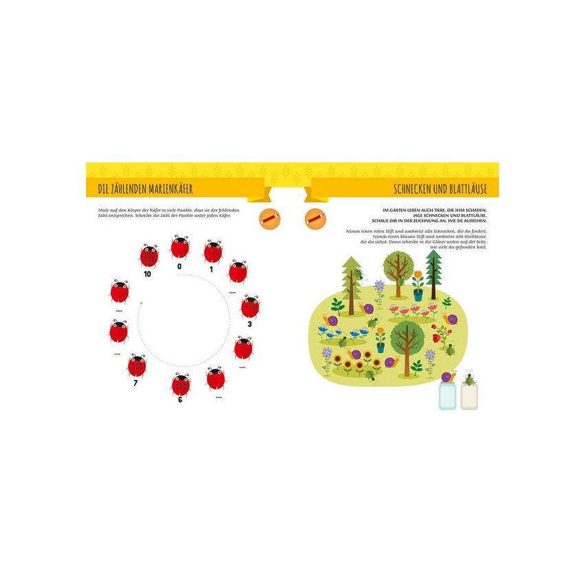 WSKids -  Mein erstes Gartenbuch. Mit vielen fantastischen Stickern Montessori: eine Welt der Weiter