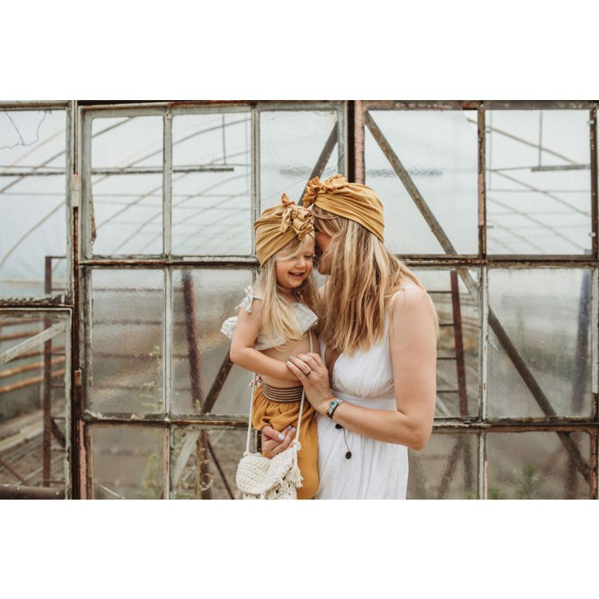 Looks by Luks -  Turban Basic light Mustard