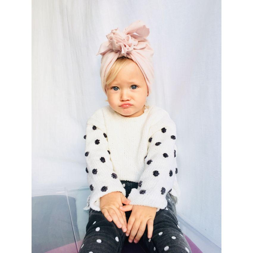 Looks by Luks -  Turban Merino Ballet Pink