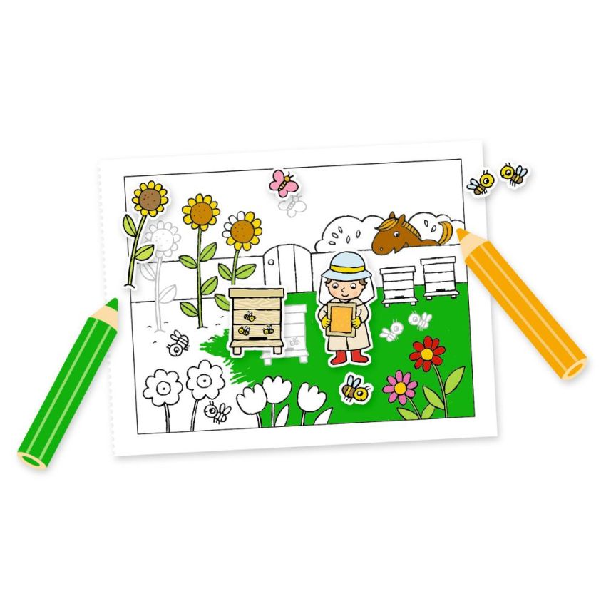 Coppenrath - Mein erstes Sticker-Malbuch - Auf dem Bauernhof