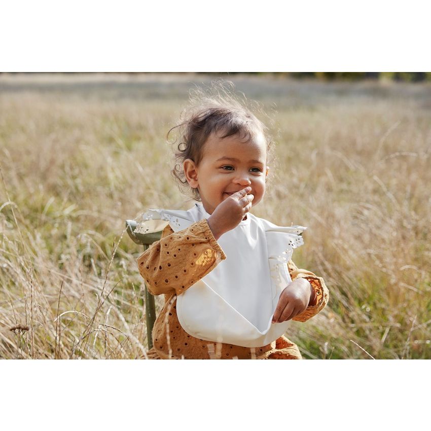 Elodie - Lätzchen Vanilla White