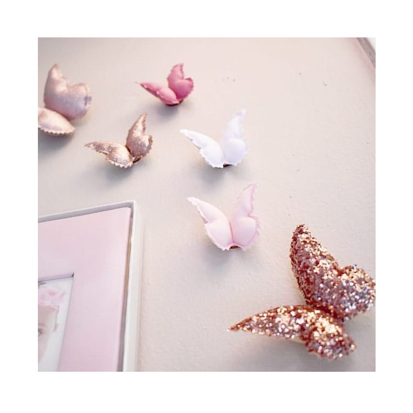 Little Custom Creations - Schmetterlingset Wanddeko Baby got Glam
