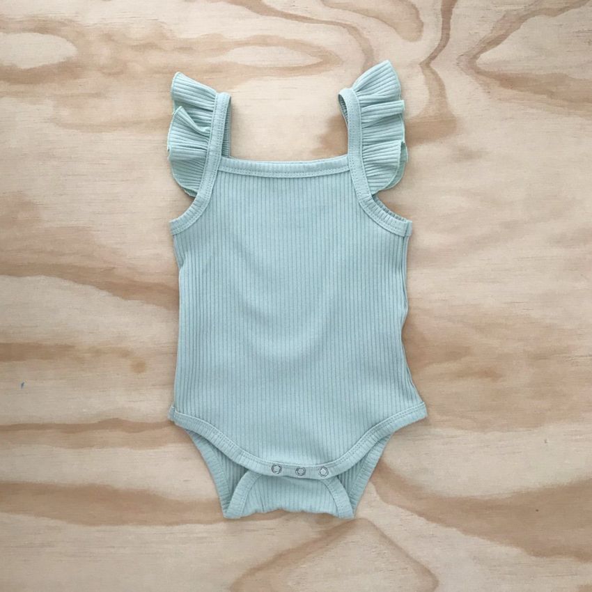 bel&bow - Ribbed Body Frill mint