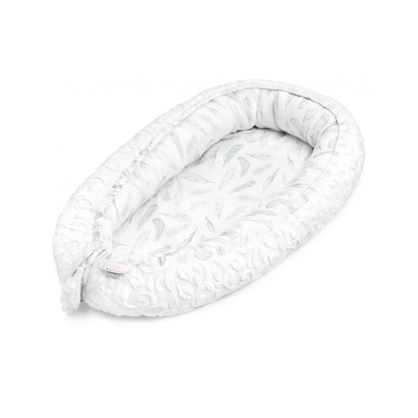 Maylily - Babynest Premium Luxe Heavenly Feathers White