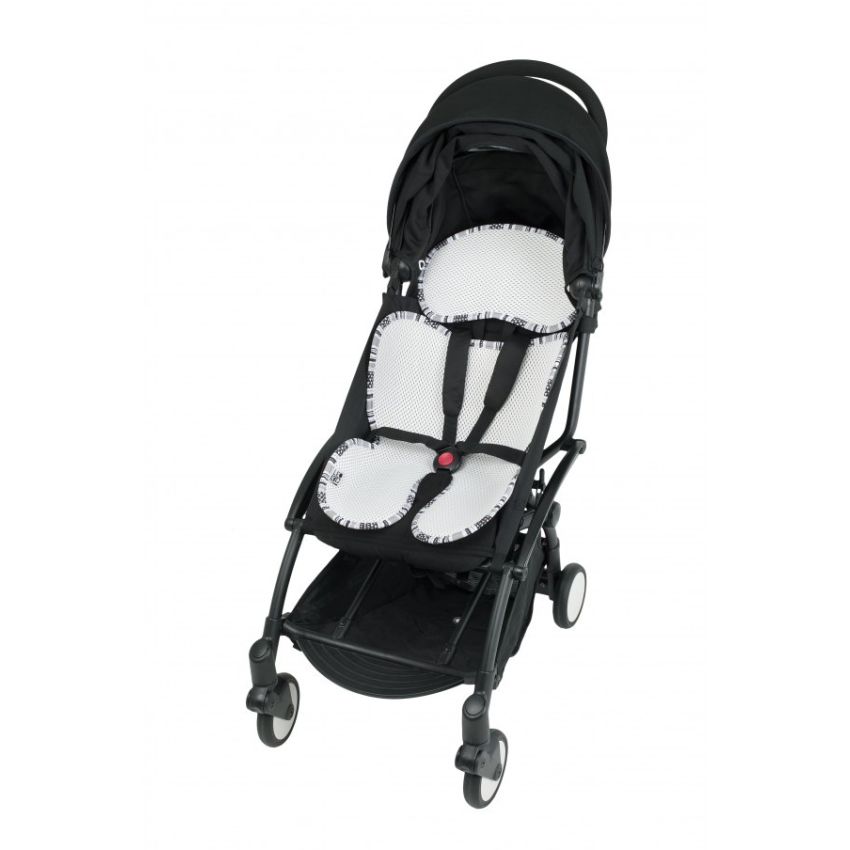 LEOKID - Anti- Schwitz 3D Einlage Kinderwagen / Autositz Tiny Graphic Kleinkind