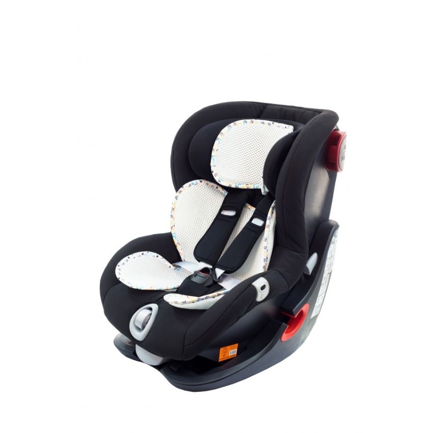 LEOKID - Anti- Schwitz 3D Einlage Kinderwagen / Autositz Tahiti Kleinkind