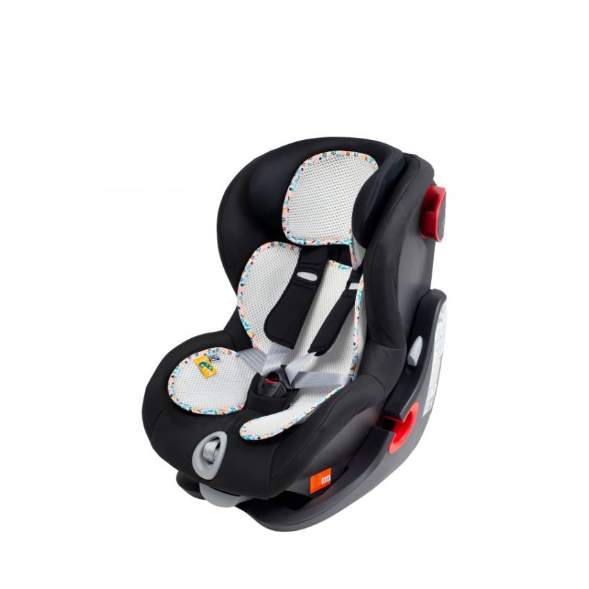 LEOKID - Anti- Schwitz 3D Einlage Kinderwagen / Autositz Tahiti Kleinkind