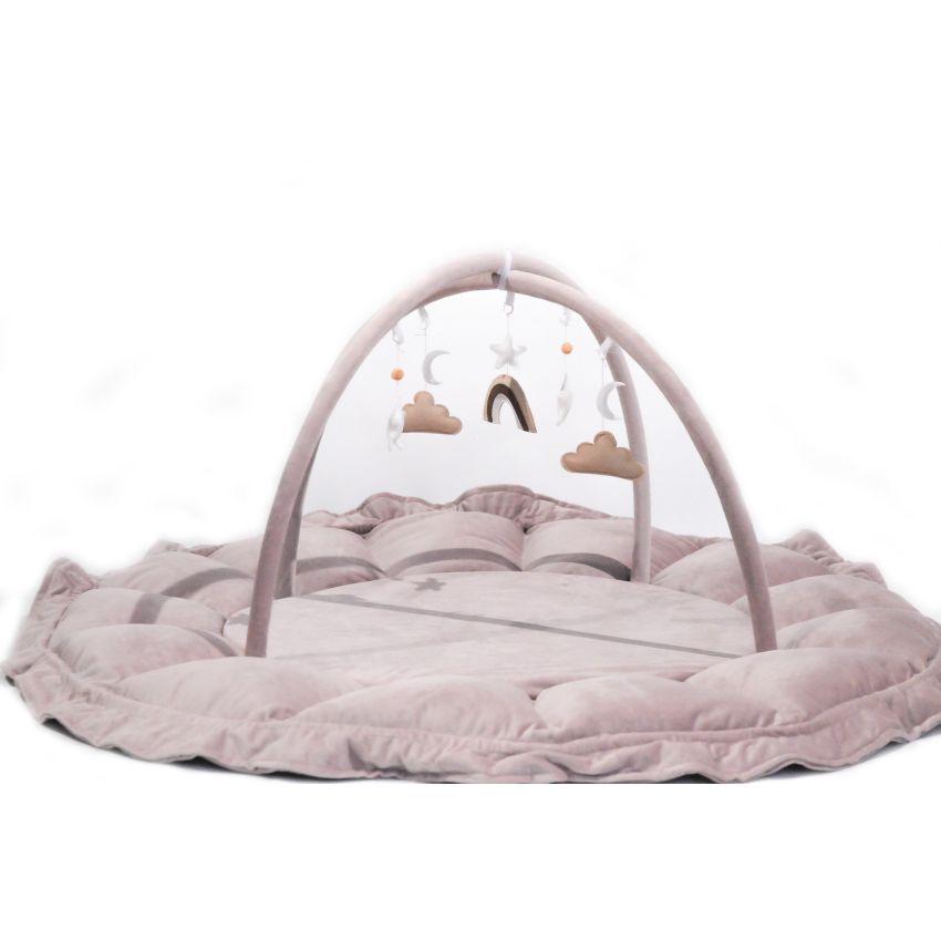 Lilac Sunday - Babyinsel rund 2 in 1 Amelia Altrosa, Spielzeug beige