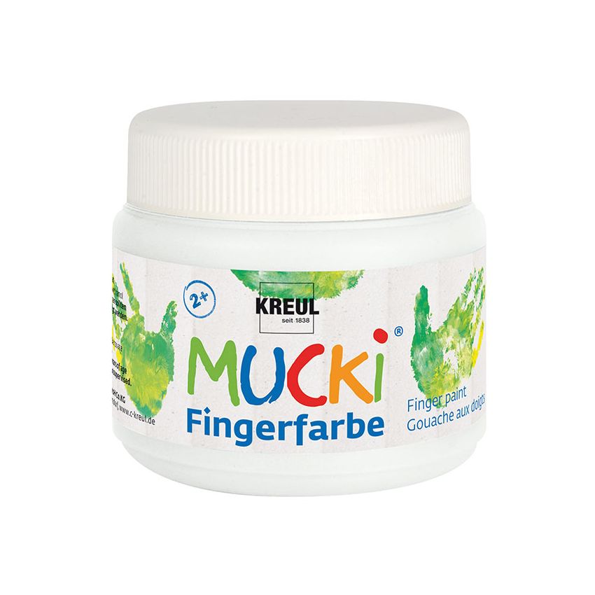 KREUL - MUCKI Fingerfarbe Weiss, 150 ml