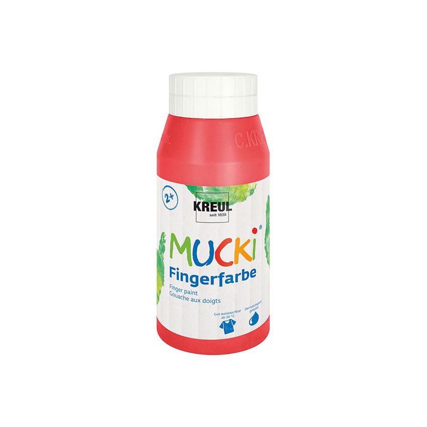KREUL - MUCKI Fingerfarbe rot, 750 ml