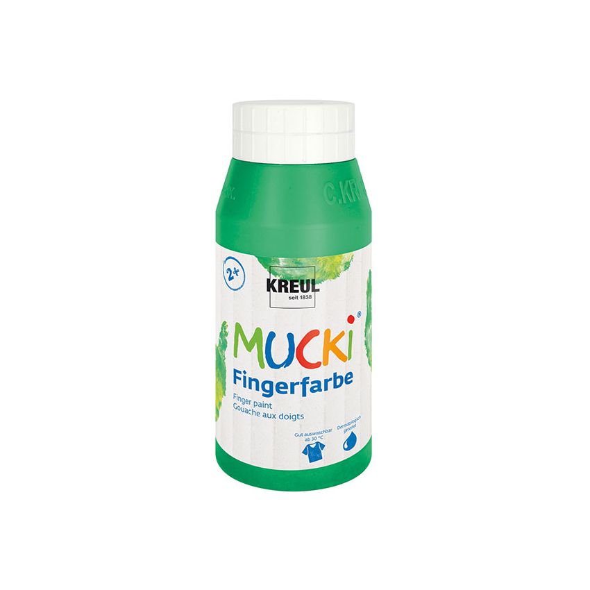 KREUL - MUCKI Fingerfarbe grün, 750 ml