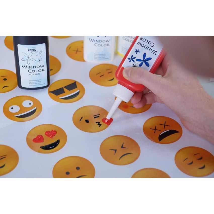 KREUL - Window Color Happyset Sticker