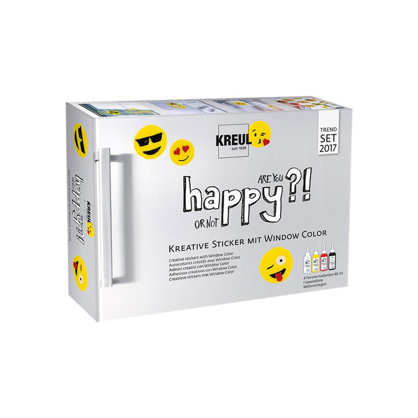 KREUL - Window Color Happyset Sticker