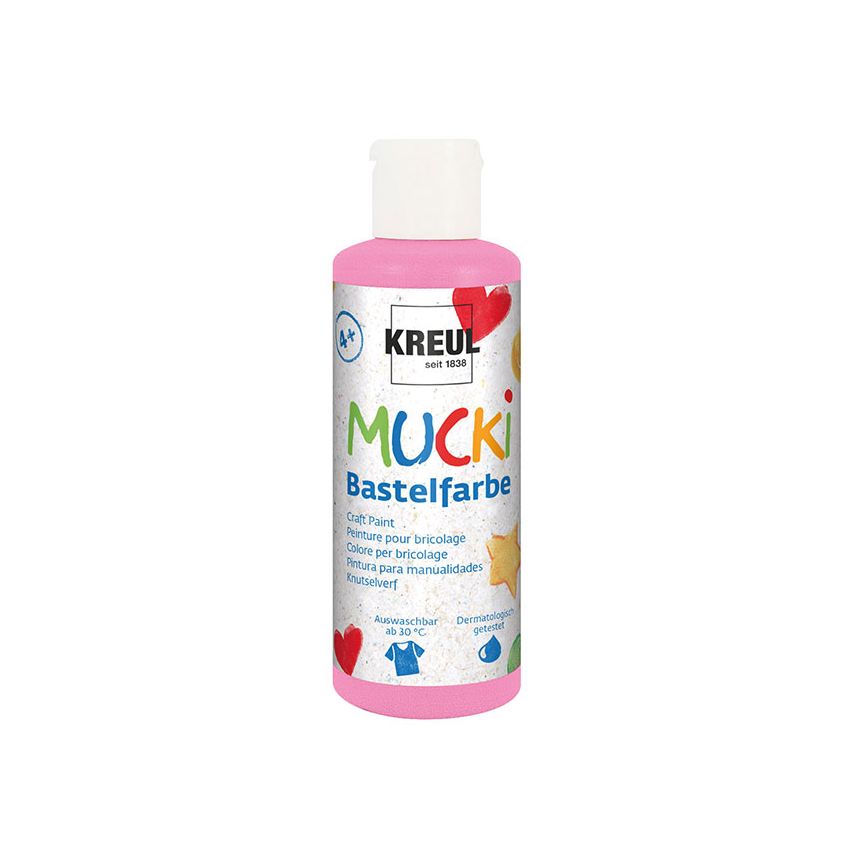 KREUL - MUCKI Bastelfarbe Rosa 80ml