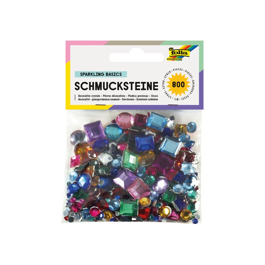 Folia - Schmucksteine 800 Stück