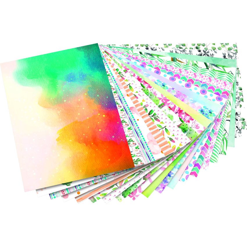 Folia - Motivblock Aquarell