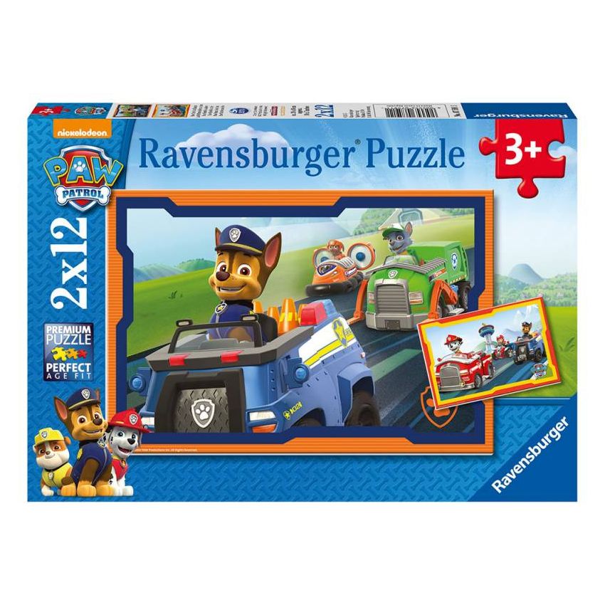 Ravensburger - Paw Patrol im Einsatz, 2 x 12 Teile