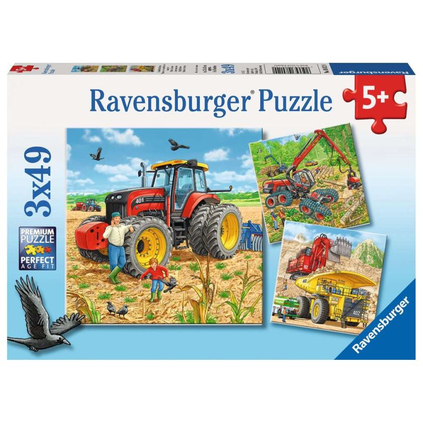 Ravensburger - Kinderpuzzle Große Maschinen