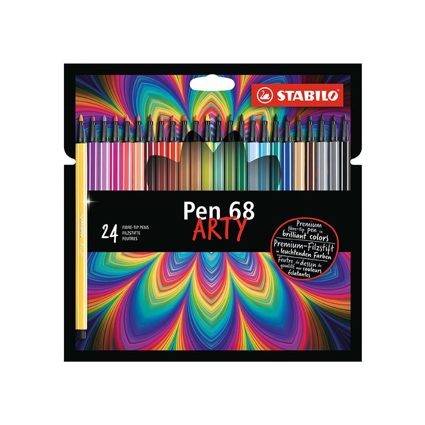 STABILO - Pen 68 - Fasermaler Arty 24er Etui
