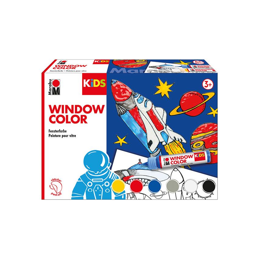 Marabu - KiDS Window Color Set „Weltall“