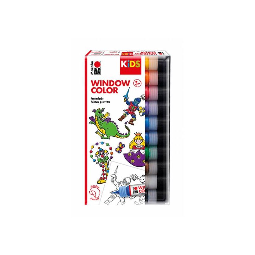 Marabu - KiDS Window Color 10er-Sortierung