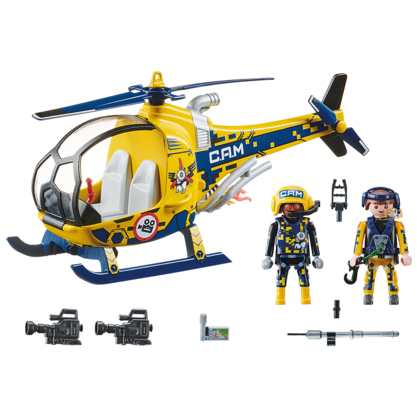 PLAYMOBIL® 70833 - Air Stuntshow Filmcrew-Helikopter