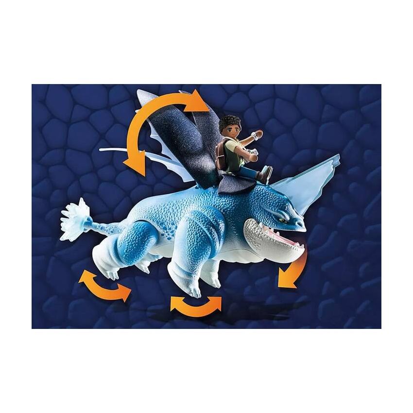 PLAYMOBIL® 71082 - Dragons: The Nine Realms - Plowhorn & D'Angelo