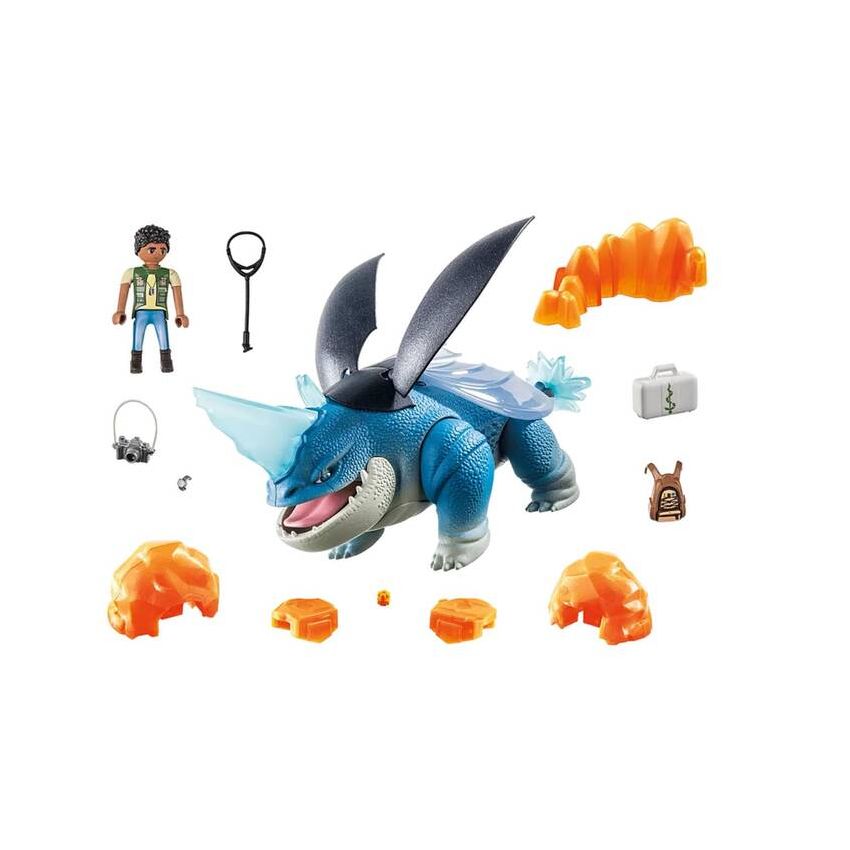 PLAYMOBIL® 71082 - Dragons: The Nine Realms - Plowhorn & D'Angelo