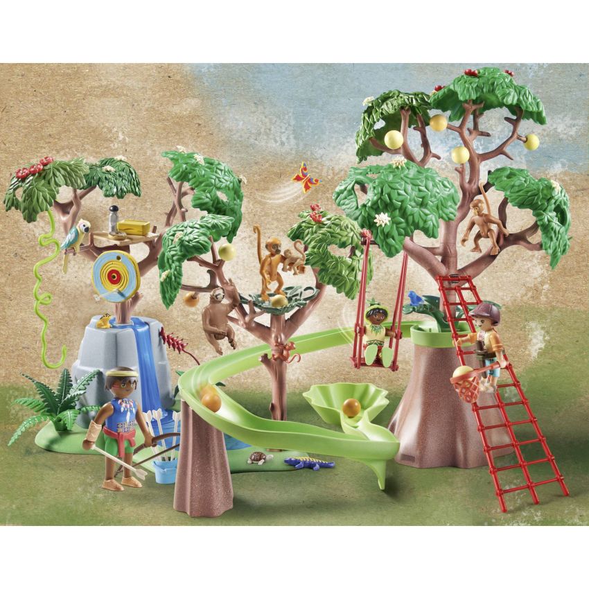 PLAYMOBIL® 71142 - Wiltopia - Tropischer Dschungel-Spielplatz