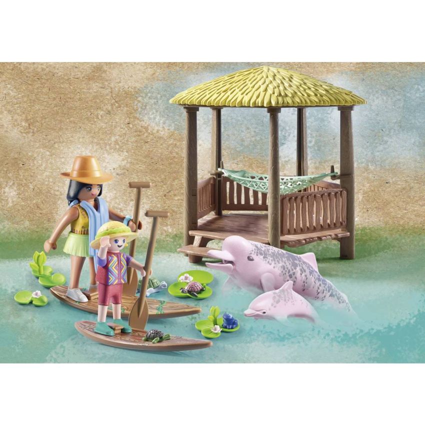 PLAYMOBIL® 71143 - Wiltopia - Paddeltour mit den Flussdelfinen