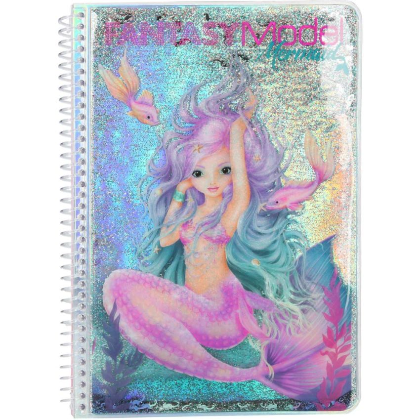 TOPModel - Fantasy Model Malbuch Mermaid