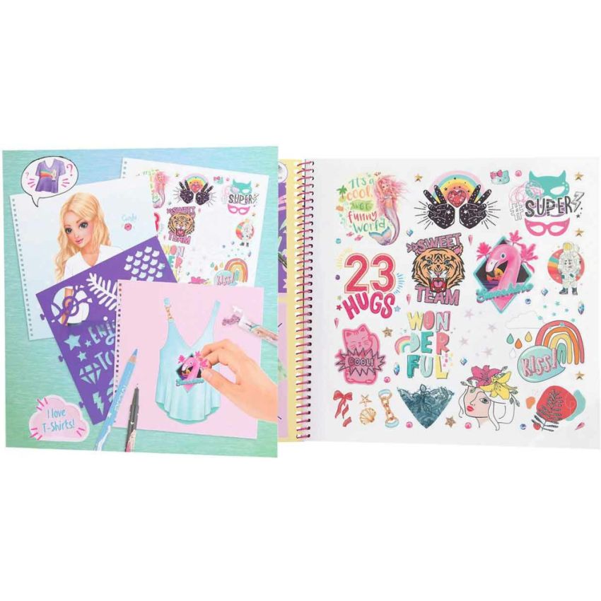 TOPModel - Malbuch T-Shirt Designer