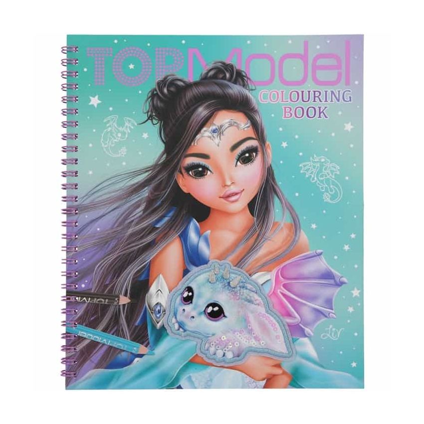 TOPModel - Malbuch mit Pailletten