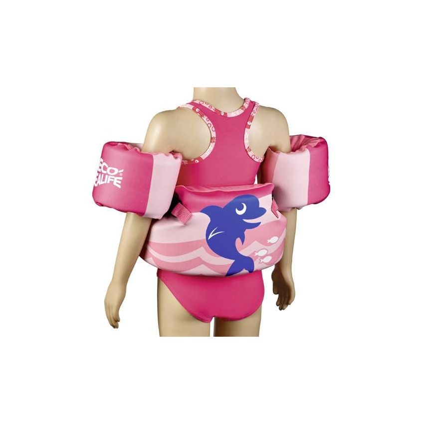 BECO - Schwimmhilfe Set Neopren pink, 2 -6 Jahren